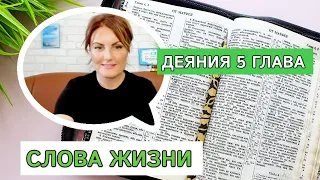 РАЗБОР Деяний 5 | Слова жизни 📖 Изучение Библии