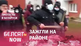 Минчане под бой барабана собрали большую колонну в Малиновке