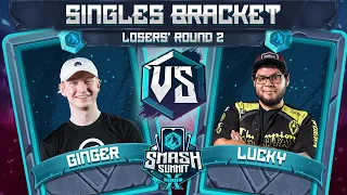 Ginger vs Lucky - Singles Bracket: Losers' Round 2 - Smash Summit 10 | Falco vs Fox