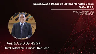 Ibadah Online Gereja Pantekosta di Indonesia - 19 Maret 2023 || GPdI Ketapang