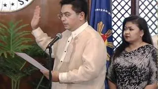 Oath Taking of newly appointed Customs Commissioner Ruffy Biazon