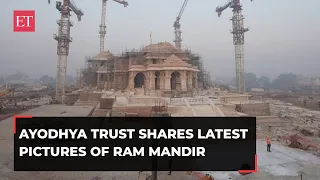 Ayodhya Ram Mandir: Temple trust shares latest pictures of construction site