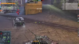 Wot blitz Easy Win, Glitch happen AMX CDC France Medium Tank got stuck