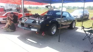 Chevy camaro z28 v8 7.0 liter 1000 Hp 1/4 mile drag race