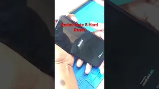 Redmi Note 8 Unlock Hard Reset!! #shortvideo #hardreset