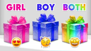 Choose Your Gift! GIRL or BOY or BOTH Edition 💙❤️🌈 Quiz Shiba