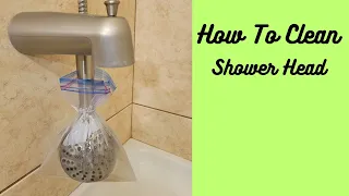 How To Clean Shower Head & Drain Using Vinegar & Baking Soda