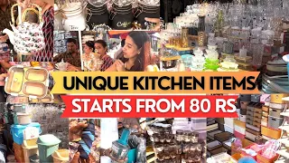 Cheapest Kitchen Items Market In Mumbai | Crawford Market | Crockery items At Wholesale Price