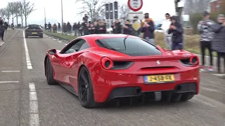 Ferrari 488 GTB with Novitec Exhaust - Engine Sounds, Revs & Accelerations!