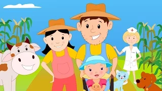 The Farmer in the Dell | Nursery Rhymes For Children | Cartoon Videos For Babies by Kids Tv