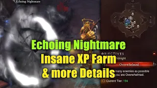 Echoing Nightmare, INSANE for XP & Augment Farming but Some Things need to change! - Season 26 PTR