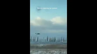 Russian Attack Helicopters about 30 km from the border with Ukraine