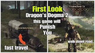 First Look Dragon's Dogma 2 Fast Travel and Walking