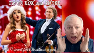 Emma Kok & André Rieu – All I Want For Christmas Is You | AMERICAN REACTION