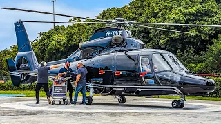VIP DAUPHIN HELICOPTER | Landing & Takeoff