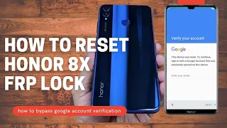 Honor 8x FRP Bypass tutorial