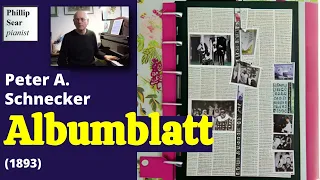 Peter A. Schnecker: Albumblatt (1893)