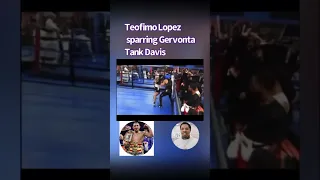Teofimo Lopez Sparring Gervonta Tank Davis #boxing #sparring #boxeo #box #training #tankdavis #fight
