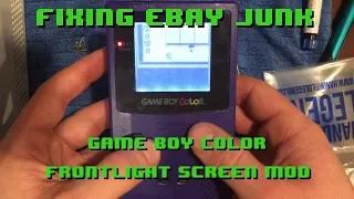 Fixing eBay Junk - Game Boy Color Frontlight Mod