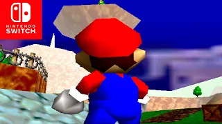 Super Mario 64 B3313 v1.0 (Switch) - 100% Walkthrough Part 11 Gameplay - Bob-omb Battlefield (beta)