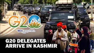 G20 in J&K: Foreign delegates arrive in Kashmir amid tight security