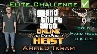 GTA ONLINE: CAYO PERICO HEIST HARD MODE (STEALTH + 0 KILLS) - ELITE CHALLENGE* SOLO