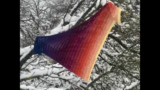 Crossroads Shawl - návod na háčkovanú šatku #martinasupovadesign