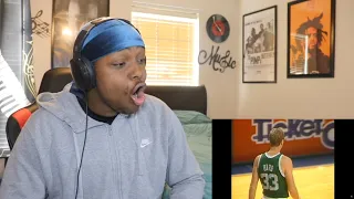 Young Basketball Fan REACTS to Larry Bird ULTIMATE Mixtape!