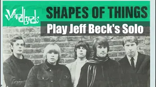 Jeff Beck Lesson How to Play His Solo in The Yardbirds Shapes of Things