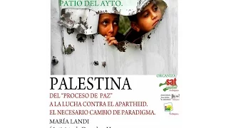 IMPERDIBLE CHARLA DE M. LANDI. PALESTINA: DEL PROCESO DE PAZ A LA LUCHA CONTRA EL APARTHEID, EL ...