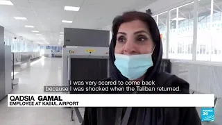 Kabul airport: Women head back to work as civilian flights resume • FRANCE 24 English