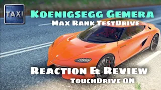 Asphalt 9 - Koenigsegg Gemera - Max Rank Test Drive - 4 Tracks - TouchDrive