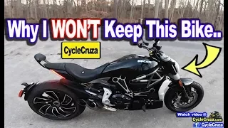 Why I WON'T Keep My Ducati XDiavel S | MotoVlog