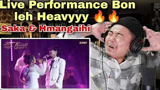 SAKA Ft. Hmangaihi - Ka Chelh Ding Lo'ng Che( Live Performance ) || [ REACTION !! ]