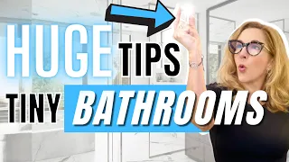 3 Designer Hacks for Teensy Tiny Bathrooms!