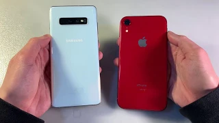 Samsung Galaxy S10+ vs iPhone XR