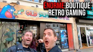 VISITE D'UNE BOUTIQUE RETRO GAMING DE MALADE !  OLD SCHOOL GAME SUR TOULOUSE