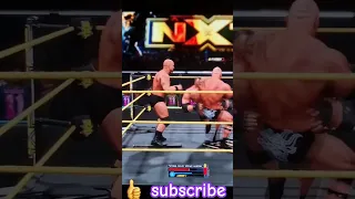 Goldberg vs the rock vs stone cold wwe 2k23 #shorts #viral #hindigaming