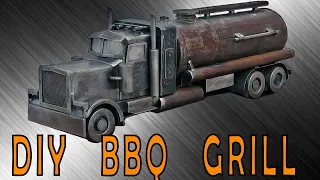Make a cool grill out of the waste /Peterbilt/ Мангал - грузовик из металлолома