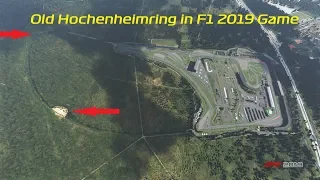 Exploring the OLD HOCKENHEIMRING in F1 2019 GAME / Broke the Game