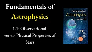 Introduction + 1.1: Observational and Physical Properties of Stars (Astrophysics - S. Owocki)