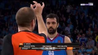 Anadolu Efes vs CSKA Moscow Full Game Highlights 19.3.2019 Round 27