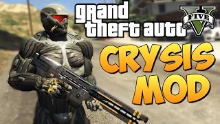 GTA 5 Mods : CRYSIS MOD (ОБЗОР ЭПИК МОДА)