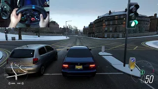 BMW E39 M5 - Forza Horizon 4 | WINTER SEASON | Logitech g29 gameplay
