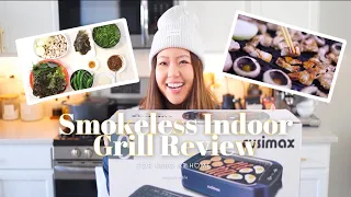 KBBQ At Home Using the Smokeless Indoor Grill // Cusimax Grill Review