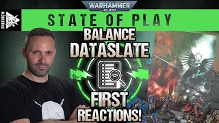 40k Balance Dataslate First Reactions! | Warhammer 40,000 State of Play