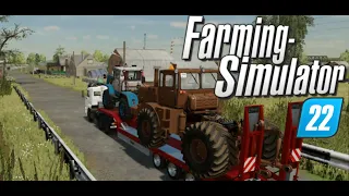 Farming Simulator 22. Везём новую технику домой.