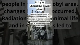 Pripyat. A ghost town. #shorts