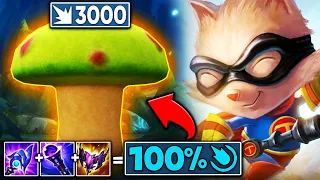 WHEN TEEMO HAS 100% MAGIC PEN, HIS SHROOMS ARE LAND MINES (3000 TRUE DAMAGE)