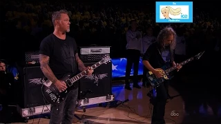 Metallica NBA Finals National Anthem | LIVE 6-14-15